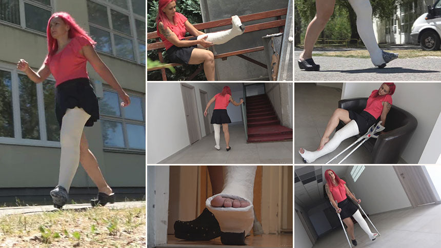 Alice plaster LLWC gimp to crutch