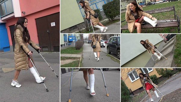 Britney forearm to underarm crutches