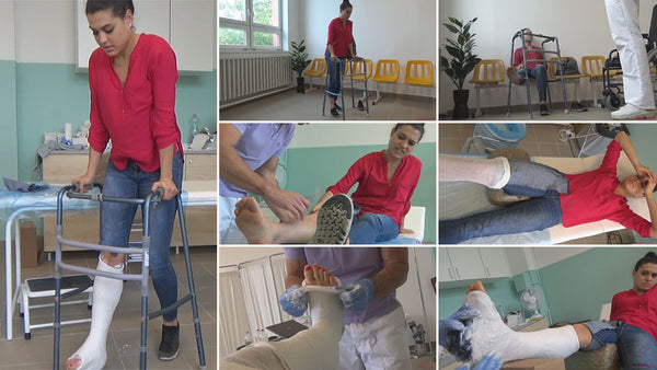 Zsanett pianful control and plaster SLWC application